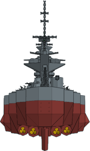 Fusō-class Battleship (300x503), Png Download