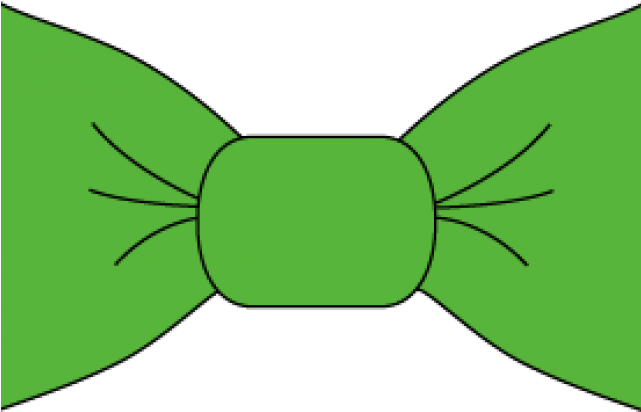 Bowtie Clipart Hair Bow - Green Bow Tie Vector (640x480), Png Download