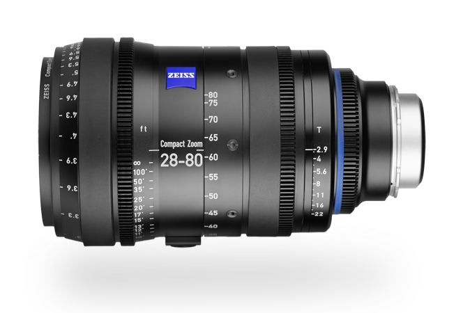 The New Compact Zoom Cz - Zeiss 28 80mm T2 9 Compact Zoom (800x450), Png Download