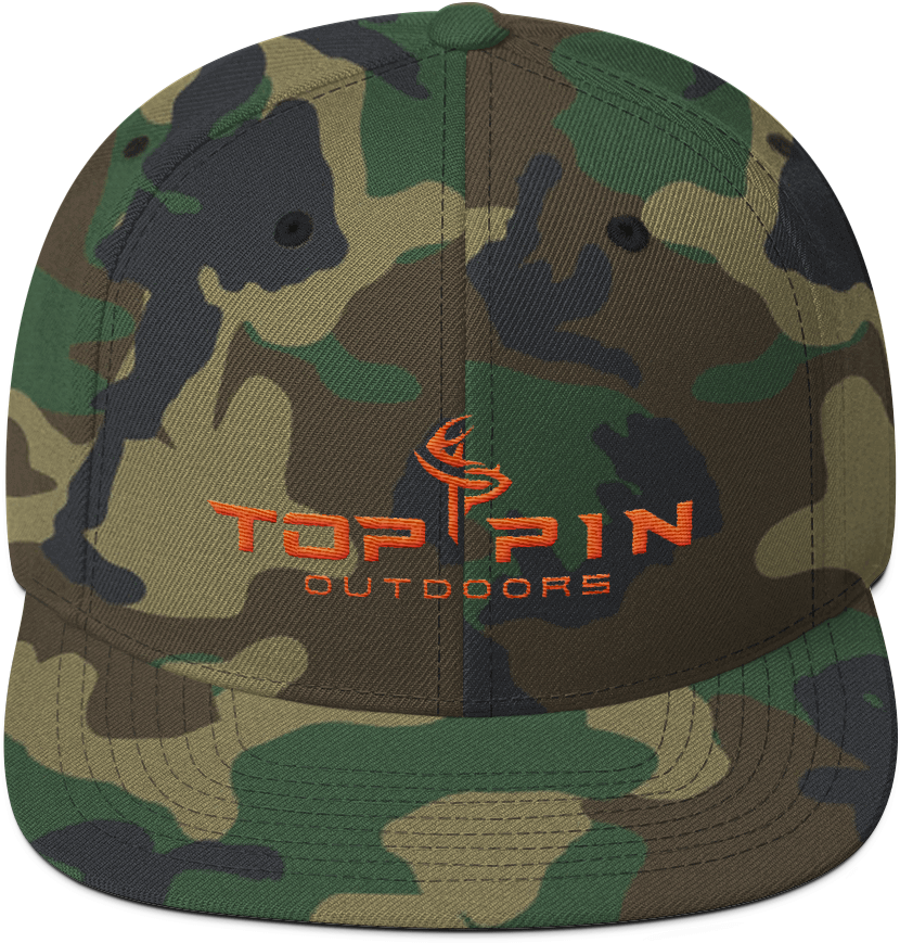 Top Pin Outdoors Camo Snapback (1000x1000), Png Download