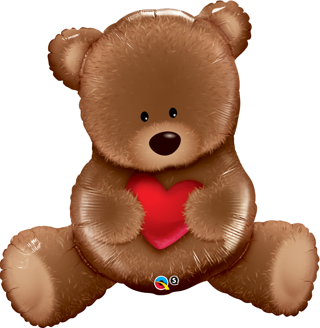Balloon Png - 35" Teddy Bear Love Foil Balloon (1110x1138), Png Download