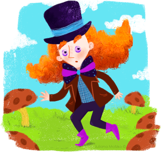 Mad Hatter - Illustration (800x800), Png Download