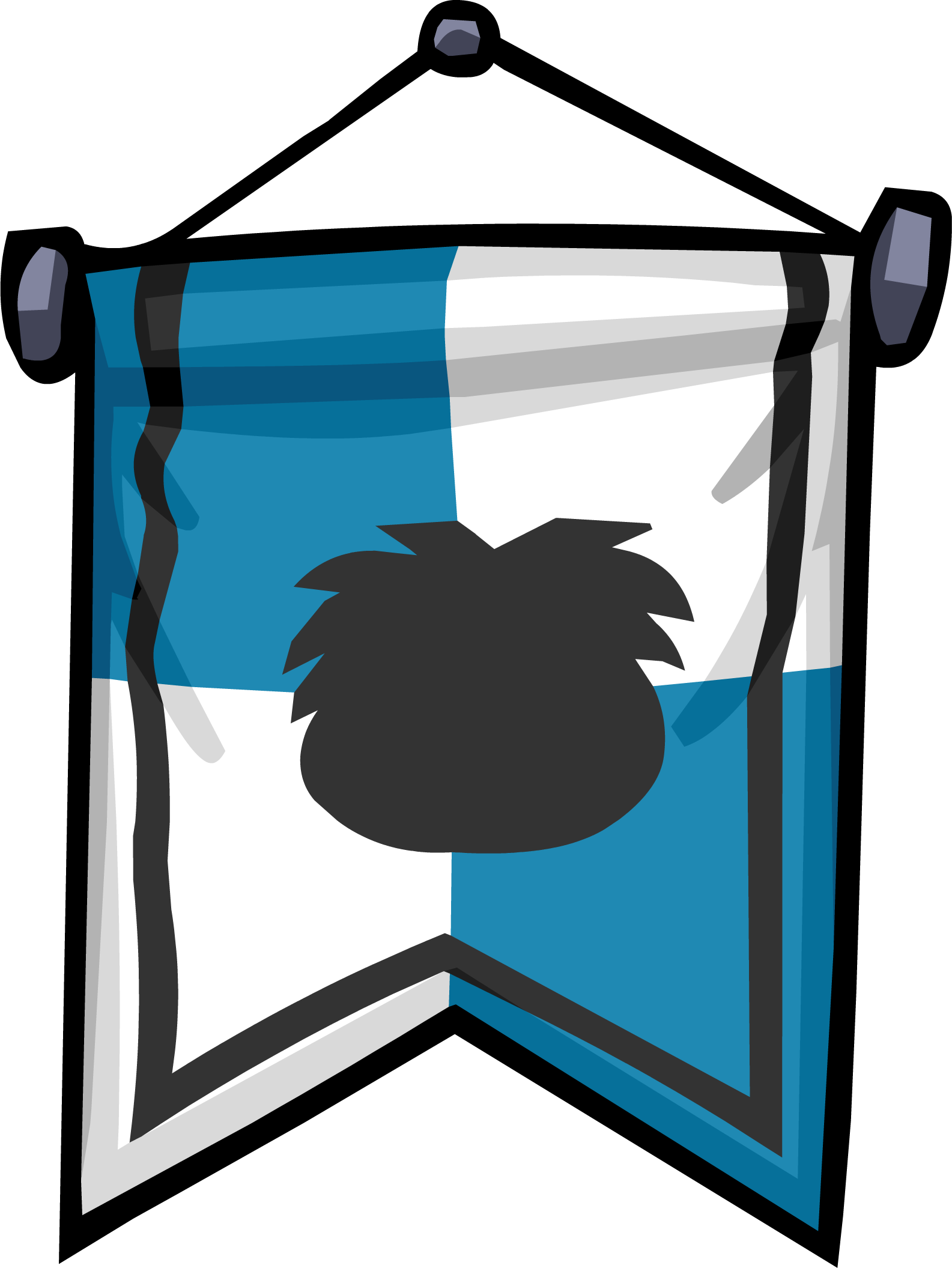 Ye Olde Blue Banner Icon 697 - Icon (1585x2111), Png Download