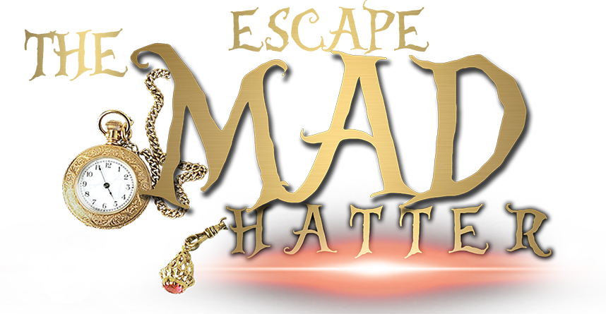 Mad Hatter Title - The Escape Room Woodbridge (858x445), Png Download