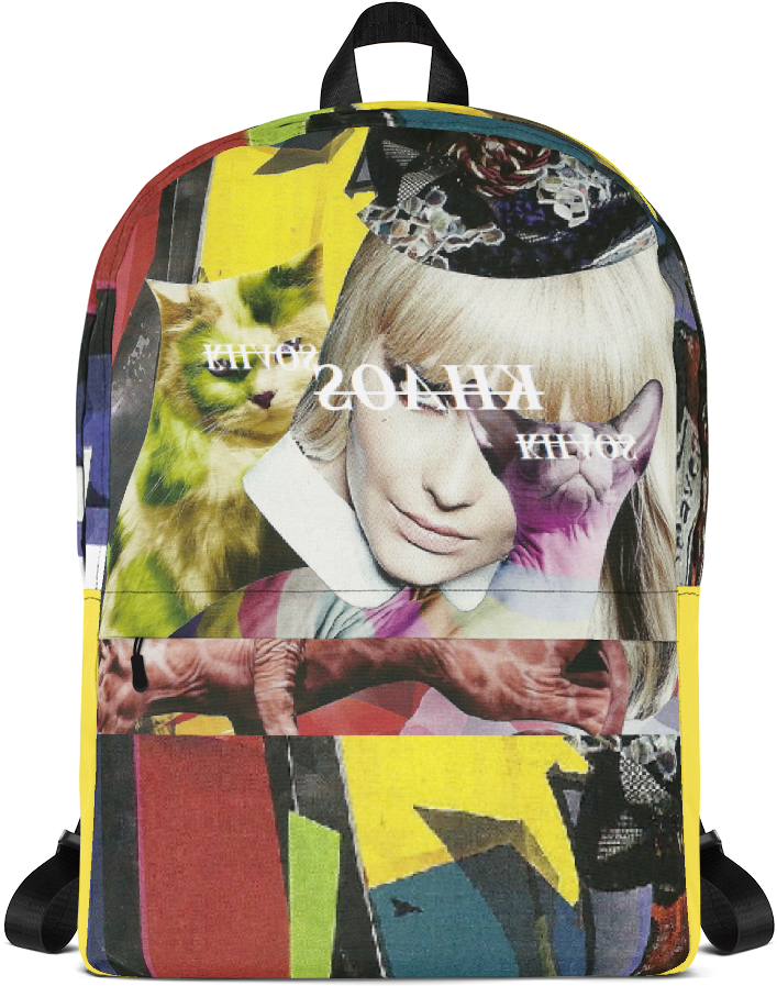 Mad Hatter Back Pack - Animal Print (1000x1000), Png Download