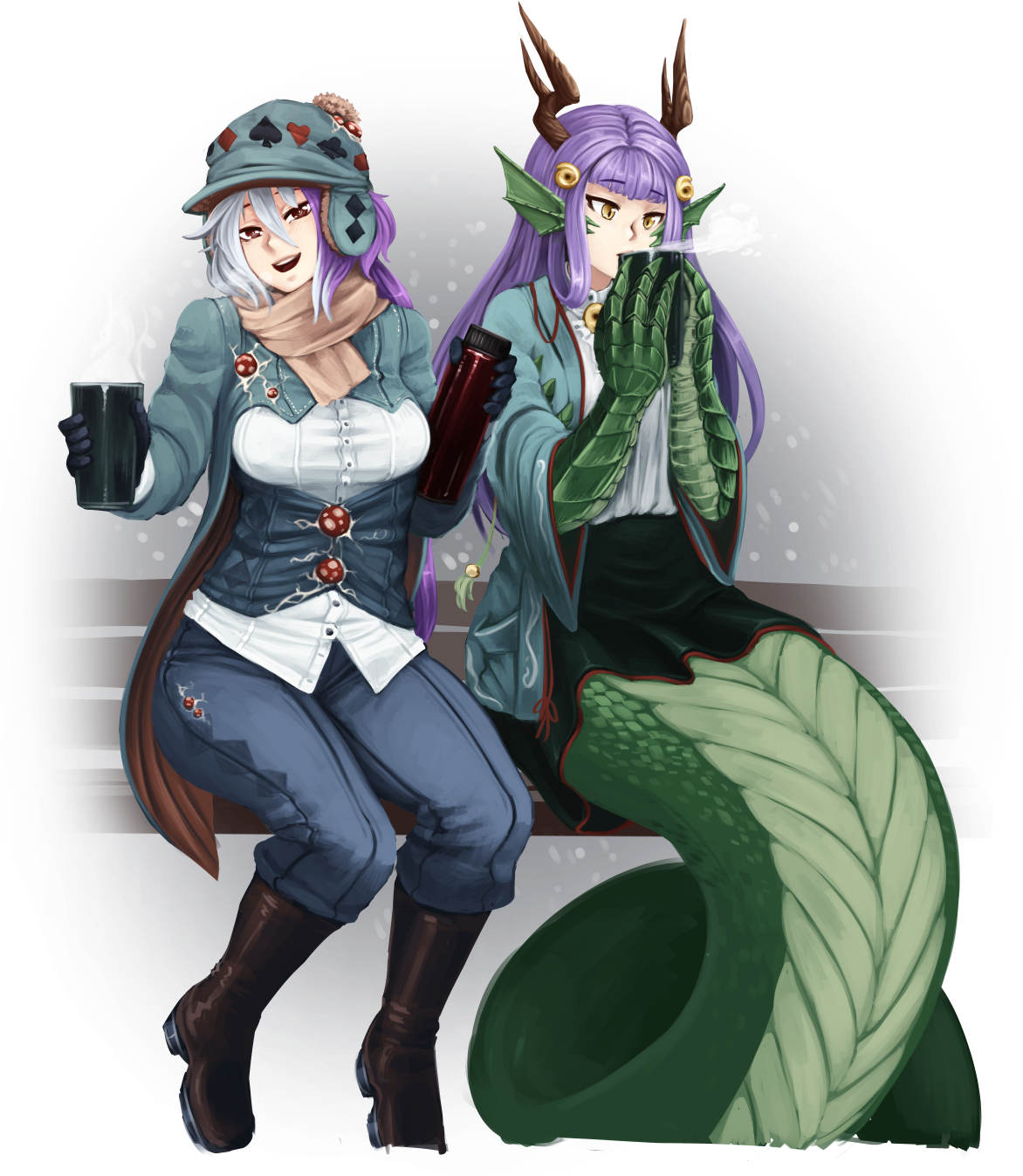 Original) Loading Mad Hatter - Monster Musume (1190x1384), Png Download