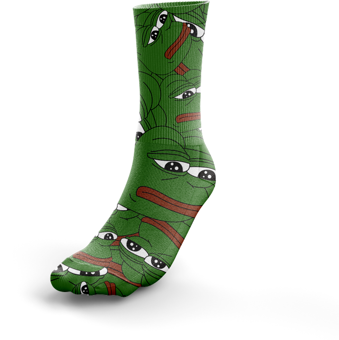 Image Of Pepe - Sock (800x800), Png Download