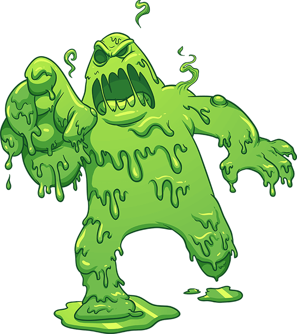 Clip Art Royalty Free Download The General Form - Toxic Monster (600x673), Png Download