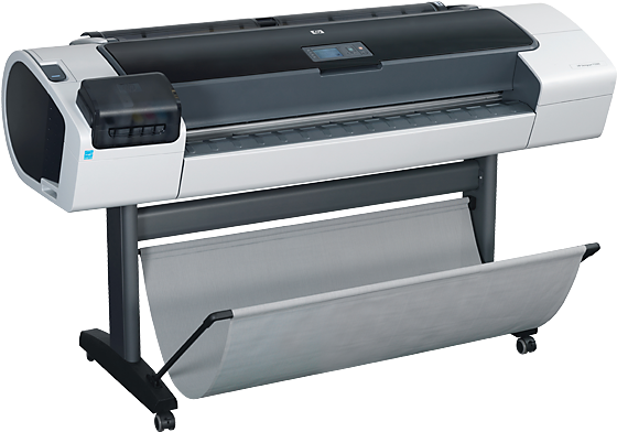 Hp Designjet T1200 44-in Printer - Hp Designjet T1120 24" Large-format Color Inkjet Printer (573x430), Png Download
