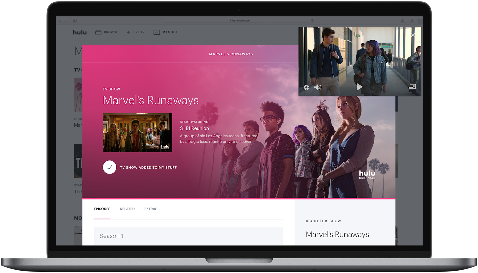 Hulu Also Improved The Search Function And Made Its - Hulu (1600x937), Png Download