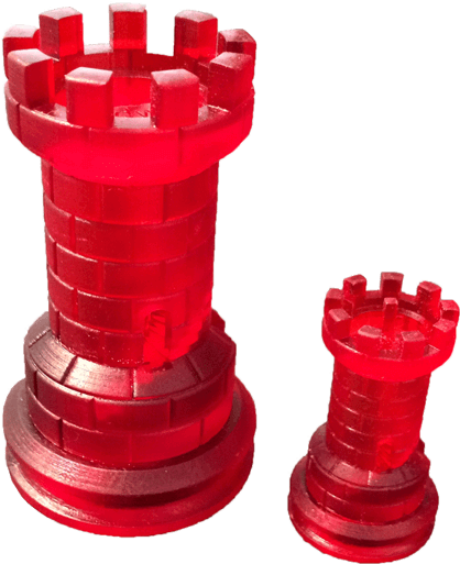 Jpg Download Plastcure Cast For Movinglight D Printer - Translucent Red 3d Print (800x600), Png Download