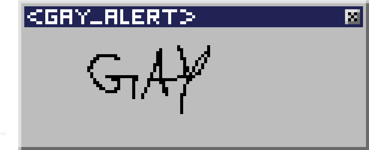 Gay Alert - Gay (1310x620), Png Download