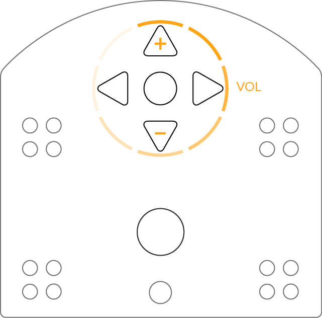 Thymiovolumesetting - Thymio (641x632), Png Download