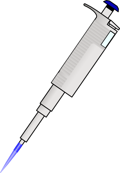 Small - Pipette Clip Art (414x594), Png Download