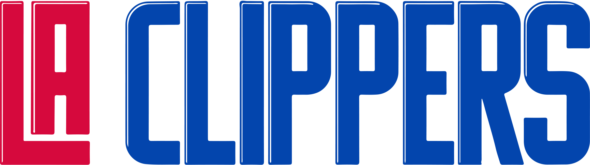 Los Angeles Teams - Los Angeles Clippers Font (2318x652), Png Download