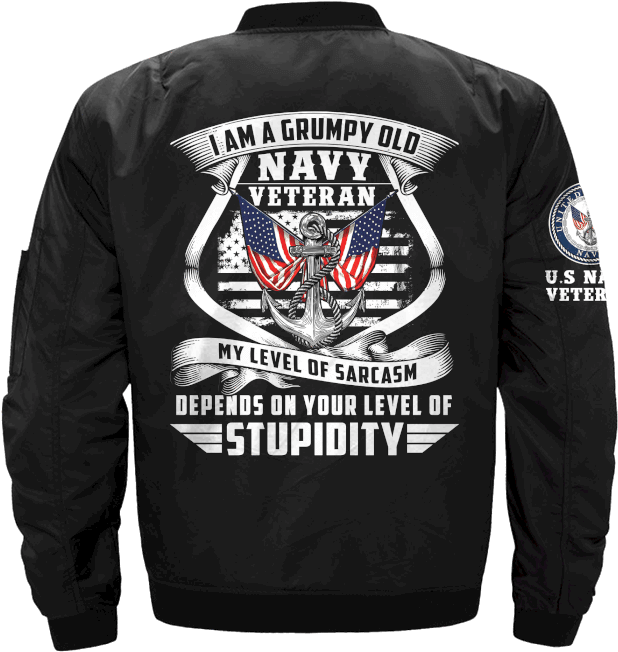 I'm A Grumpy Old Navy Veteran My Level Of Sarcasm Depends - United States Marine Corps (700x700), Png Download