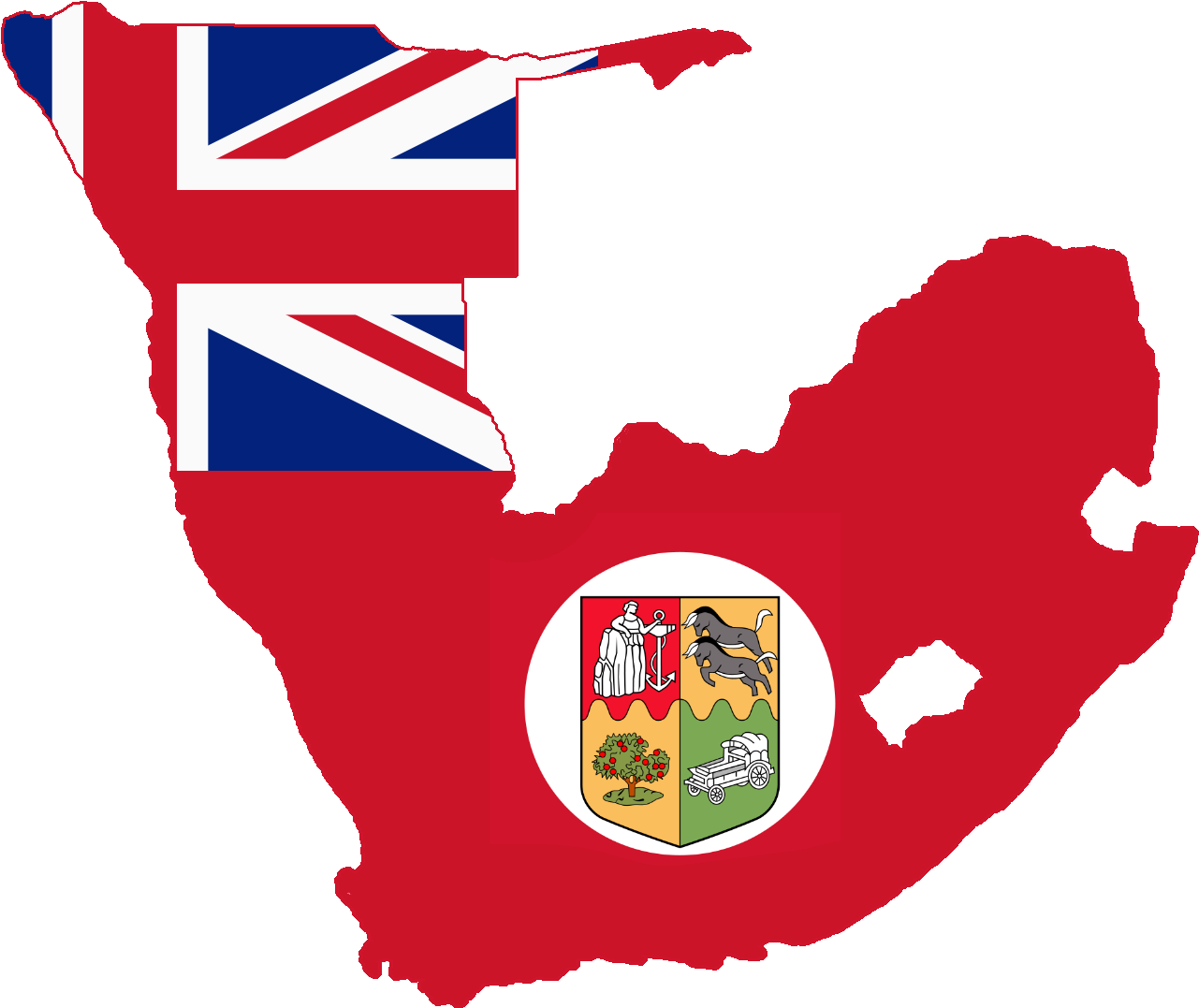 South Africa Flag Map - Navy Flag Of New Zealand (1507x1266), Png Download