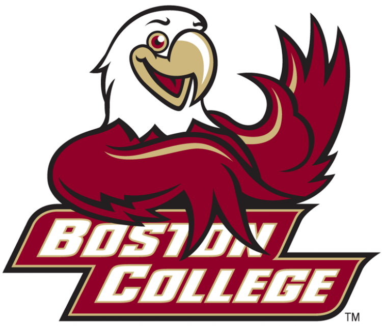 Boston College Eagles Iron Ons - Boston College Mascot Logo (750x930), Png Download