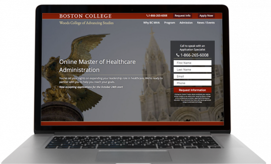 Microsite Design - Netbook (540x328), Png Download