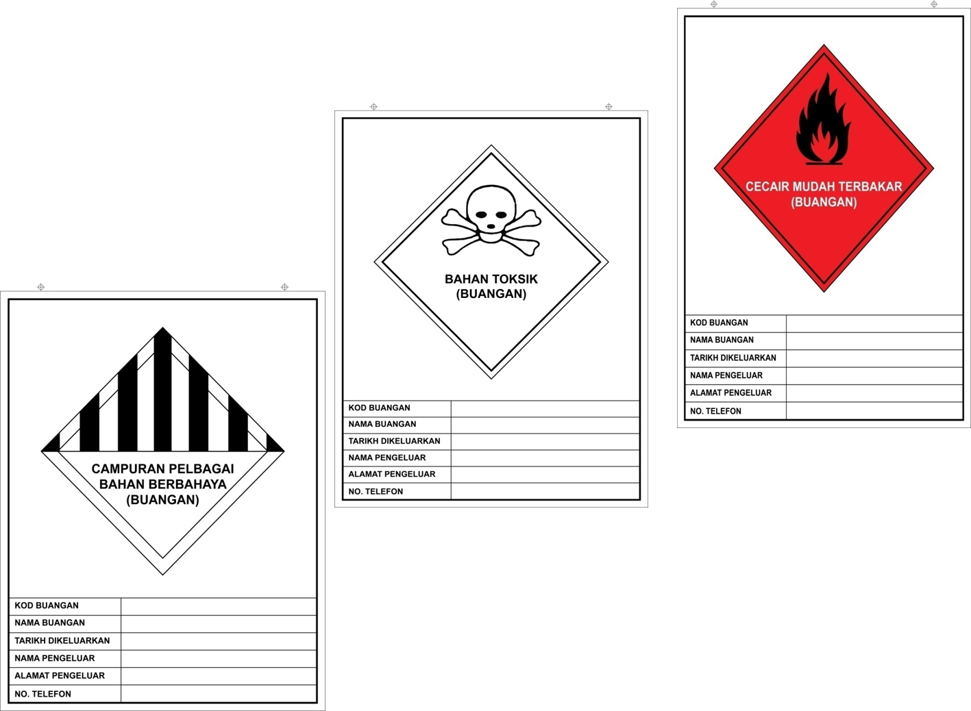 Download HD Scheduled Waste Sample Signage Scheduled Waste Label 