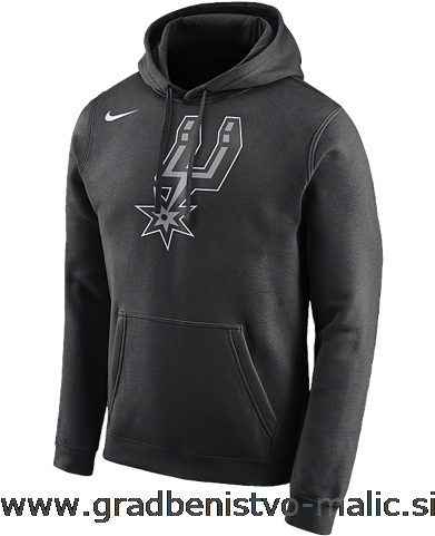 Men's Nike Nba Club Logo Hoodie Best Seller San Antonio - Black Nike Miami Heat Jersey (500x500), Png Download