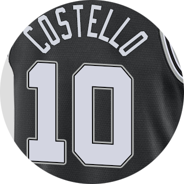 San Antonio Spurs Matt Costello - Philadelphia 76ers (360x360), Png Download