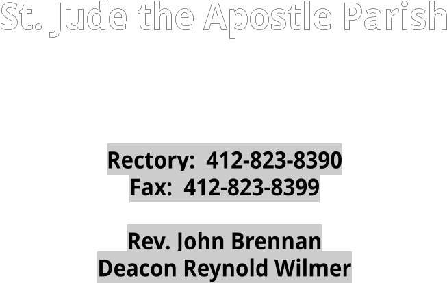 Jude The Apostle Parish 405 Westinghouse Avenue Wilmerding, - Saint Jude The Apostle Parish (798x436), Png Download