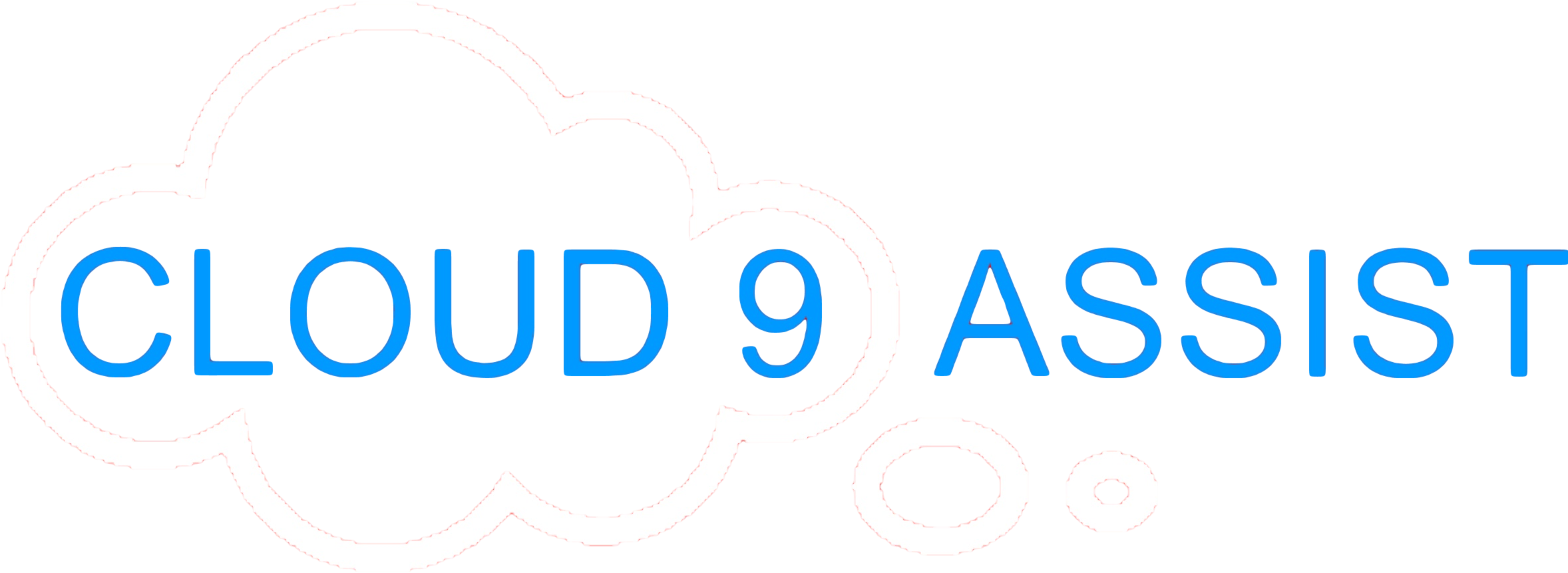 Cloud 9 Assist Logo White Cloud No Background - Daring Color: Mix & Mingle Watercolor On Your Paper (2365x1773), Png Download