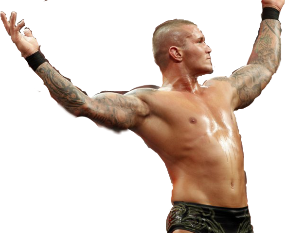 Randy Orton World Heavyweight Champion (586x480), Png Download