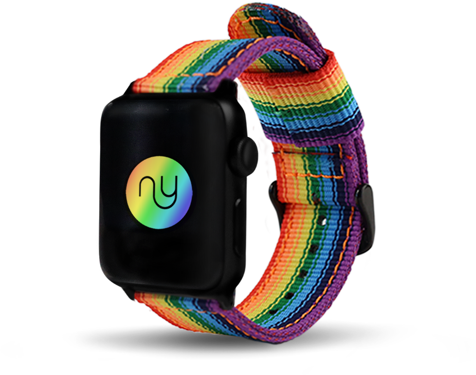Nyloon Pride Nylon Apple Watch Band - Pride Month Apple Watch (982x982), Png Download