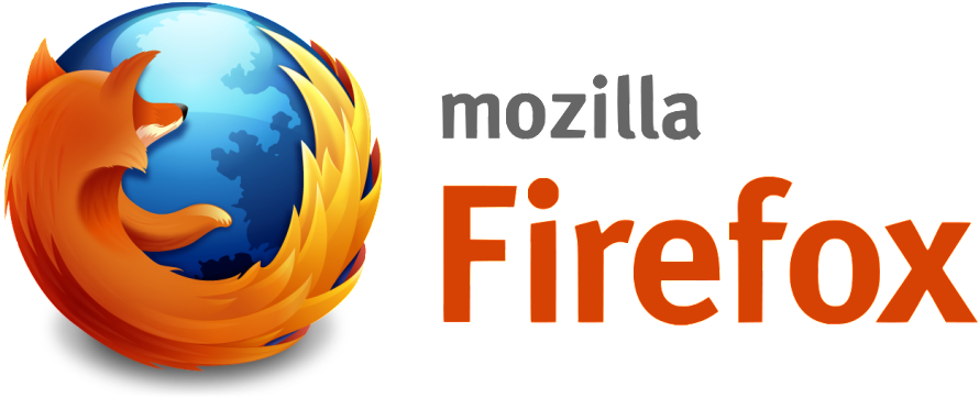 Firefox Logo Horizontal With Mozilla - Mozilla Firefox Logo (1024x625), Png Download