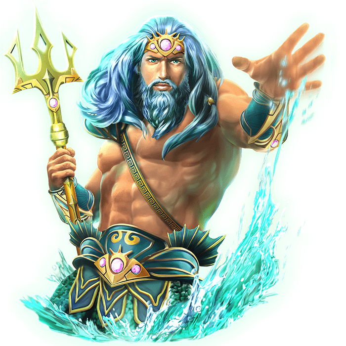 Almighty Reels™ Realm Of Poseidon - Slot Machine (700x700), Png Download