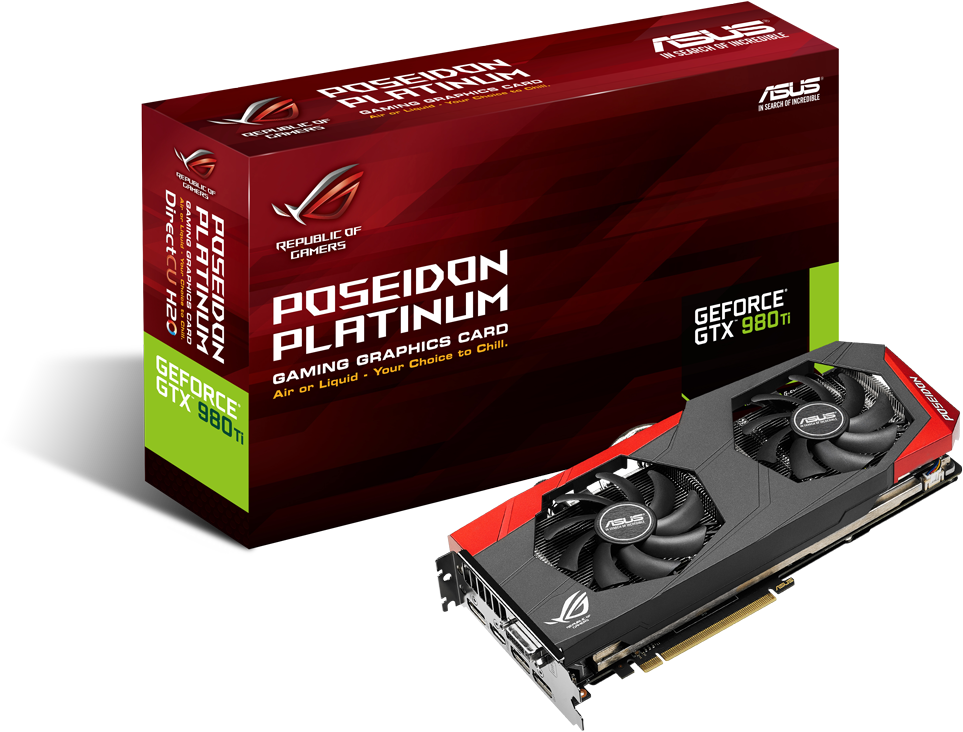 Poseidon Gtx980ti P 6gd5 - Asus Geforce Poseidon-gtx980ti-p-6gd5 Graphics Card (1000x1000), Png Download