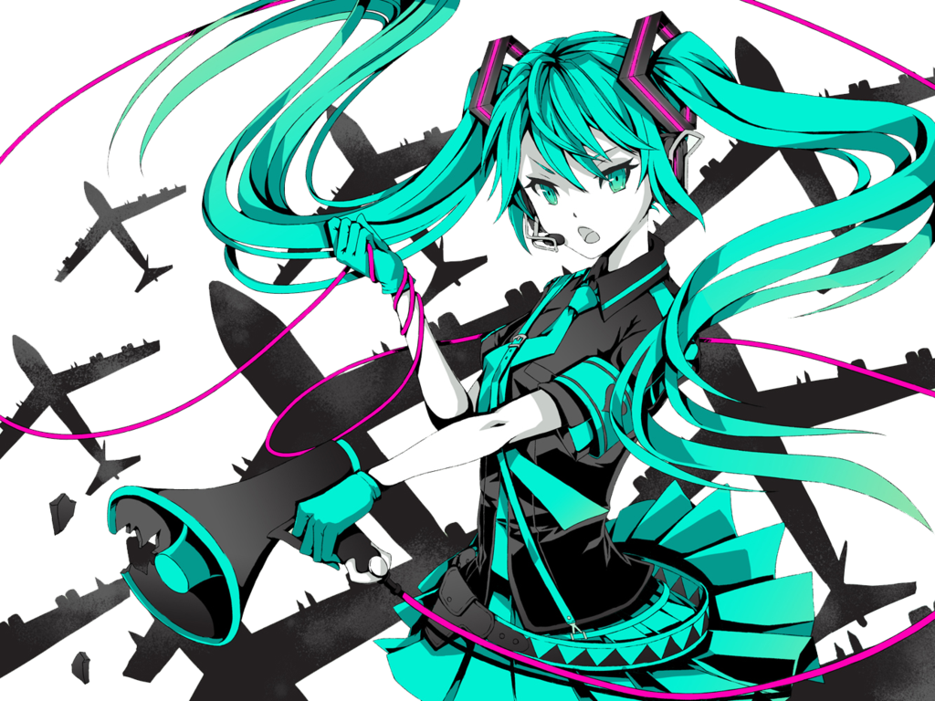 Hatsune Miku Love Is War Render By Roku Tan-d63ku8x - Hatsune Miku Love Is War (1024x768), Png Download