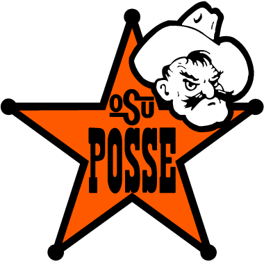 Osu Posse - Oklahoma State Posse Star (397x392), Png Download