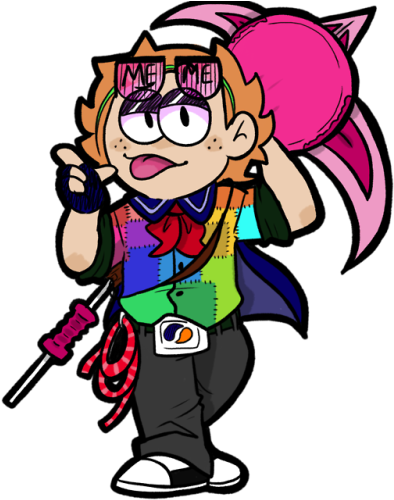 2 - Cartoon (500x500), Png Download