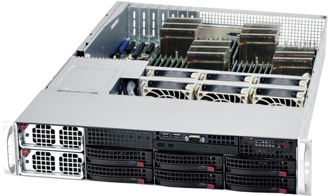 Navion 2u Quadputer 4p Server - Supermicro A+ Server 2042g-trf - Server - Rack-mountable (670x400), Png Download