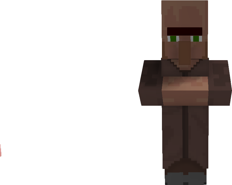 Xl7tsjl - Minecraft Skin Villager Rig (1280x720), Png Download