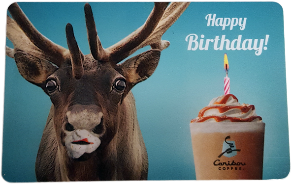 Caribou Card- Happy Birthday - Met Your Mother Birthday (600x600), Png Download