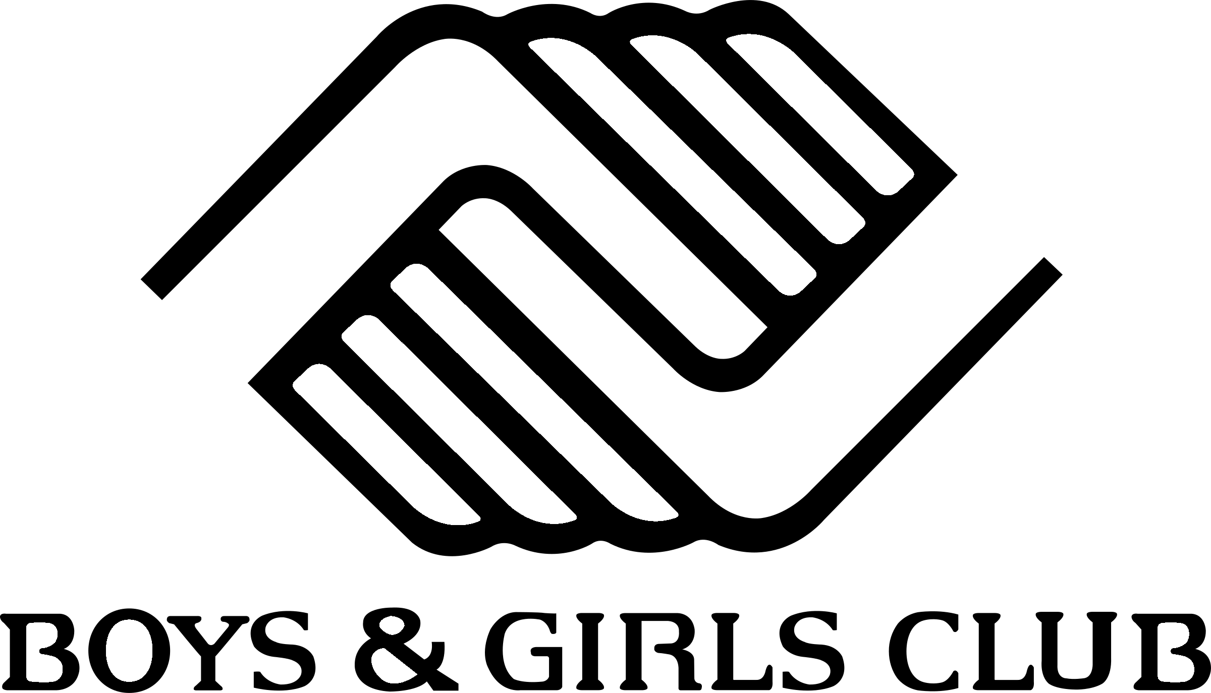 Boys & Girls Club Logo Black And Ahite - Boys And Girls Club Of Greater San Diego (2400x1374), Png Download