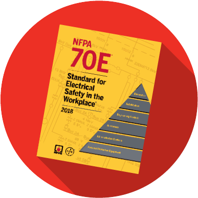 Nfpa 70e Training Icon - Electrical Safety Standards (417x418), Png Download