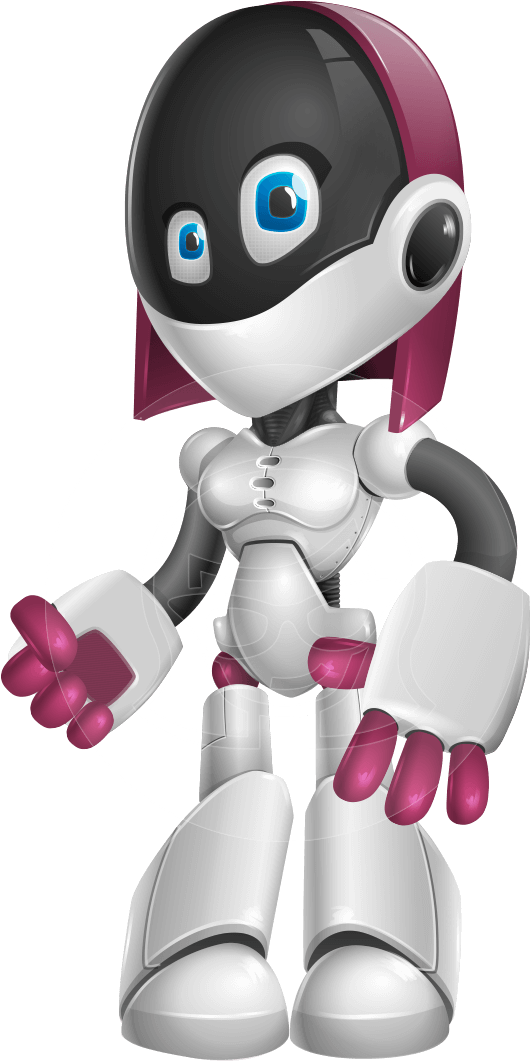 Digitally Intelligent Vector Graphic Android - Cartoon Robots (1002x1060), Png Download