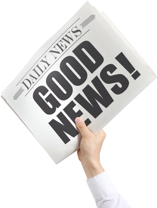 Good News Png - Facebook For News And Information (519x675), Png Download