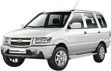 Tavera - Chevrolet Tavera White Colour (400x300), Png Download