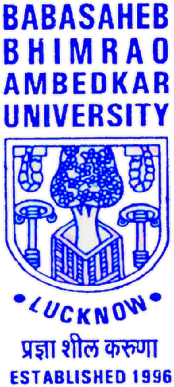 Logo Of Babasaheb Ambedkar University (588x1278), Png Download