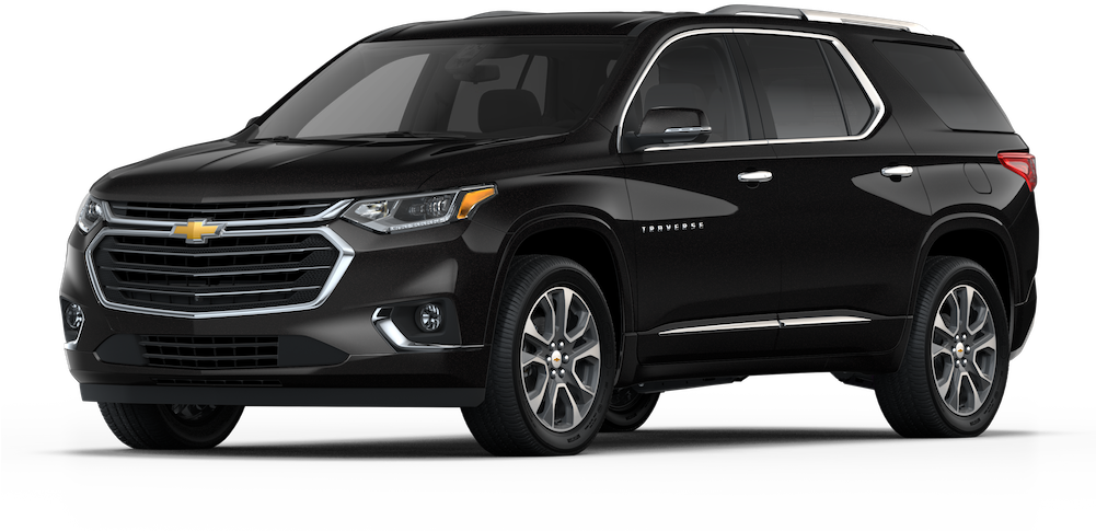 2018 Chevrolet Traverse - 2018 Chevy Traverse Black (1000x550), Png Download