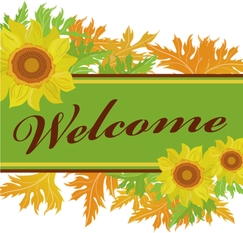 Png Library Download Sign Clip Art Dog Hatenylo Com - Welcome Clip Art Fall (1024x1024), Png Download