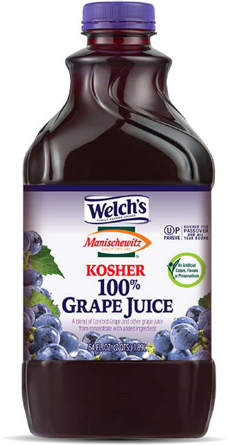 By Now Let Hope Everyone Who'd Been Shopping Like Mad - Manischewitz Welch's Concord Grape Juice (491x754), Png Download