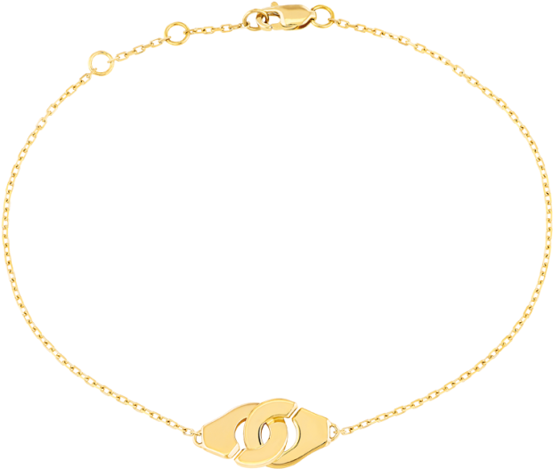 Dinh Van Menottes R8 Gold Bracelet - Dinh Van Menottes Price (700x700), Png Download