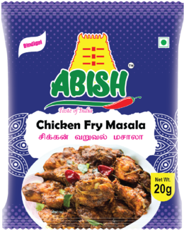 Abish Chicken Fry Masala - Convenience Food (375x500), Png Download